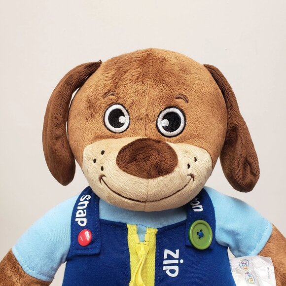 Funhouse 20" Activity Learning Dress Me Dog Zip Button Snap Pull 2013 Plush - Picture 7 of 7